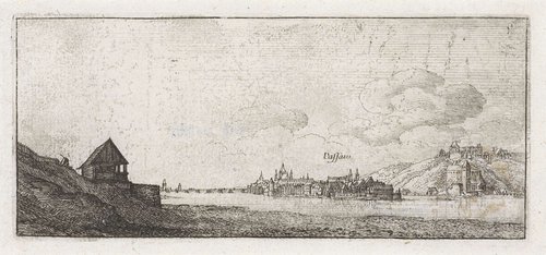 Gezichten te Duitsland by Wenceslaus Hollar