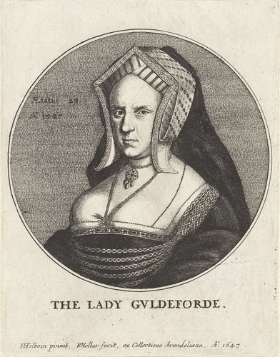 Portret van Mary Watton by Wenceslaus Hollar