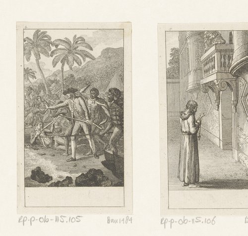 James Cook arriveert op Hawaï by Daniel Nikolaus Chodowiecki