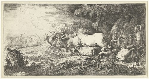 Ark van Noach by Giovanni Benedetto Castiglione