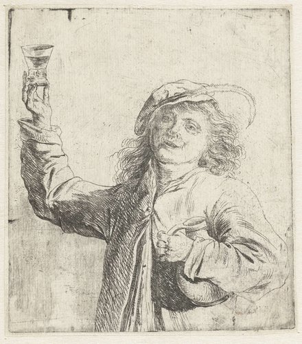 De vrolijke drinker