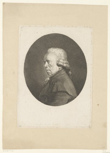 Portret van Johann Christian Brand