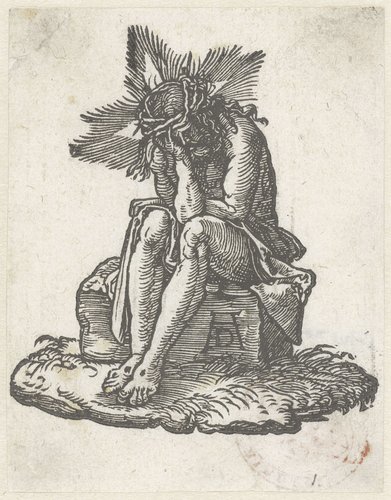 Christus als Man van Smarten by anonymous