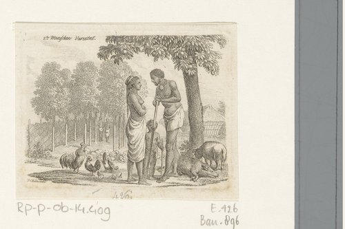 Maleisisch gezin by Daniel Nikolaus Chodowiecki