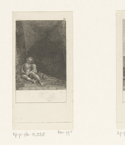 Yorick stelt zich voor hoe het zou zijn in de gevangenis by Daniel Nikolaus Chodowiecki