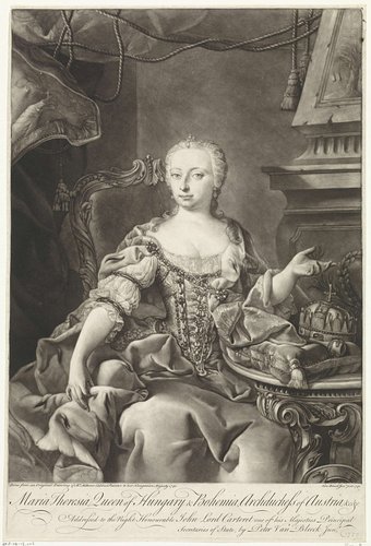 Portret van Maria Theresia, Rooms-Duits keizerin