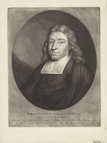 Portret van de historicus en dominee François Valentijn