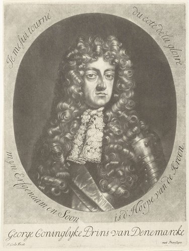 Portret van George, prins van Denemarken