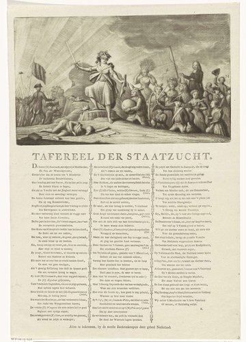 Allegorie op de Staatzucht, 1786