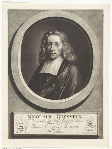 Portret van de predikant Nicolaus Ruymvelt