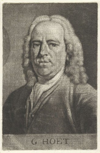 Portret van Gerard Hoet
