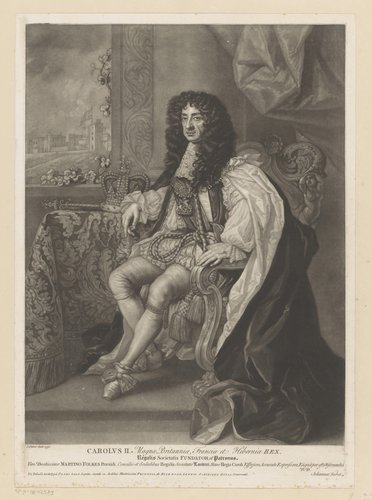 Portret van Karel II, koning van Engeland