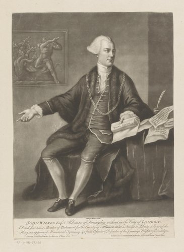 Portret van John Wilkes