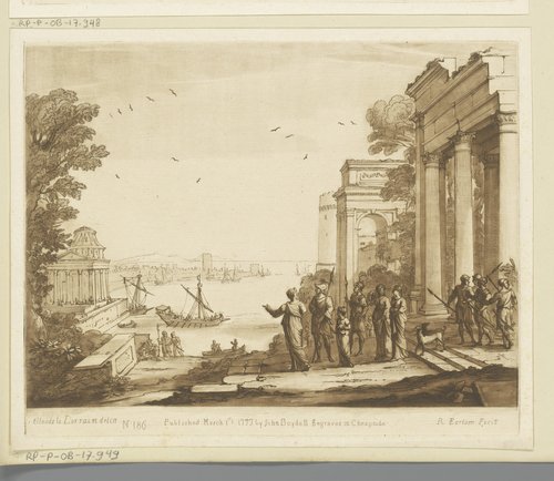 Prenten naar tekeningen van Claude Lorrain