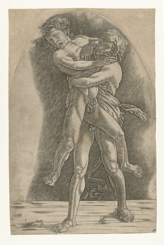 Hercules worstelt met Antaeus