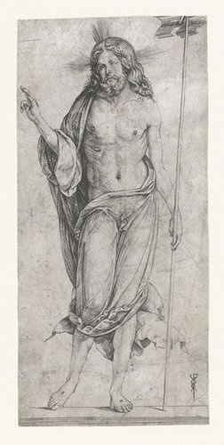 Staande Christus als Salvator Mundi