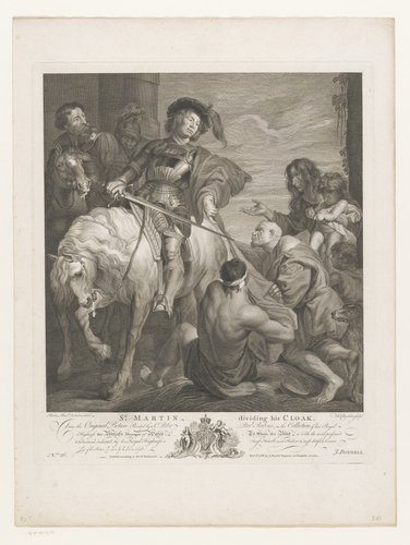 St. Martin dividing his cloak