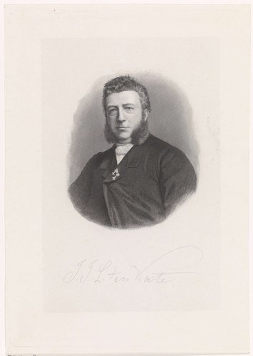 Portret van de dichter en predikant Jan Jacob Lodewijk ten Kate