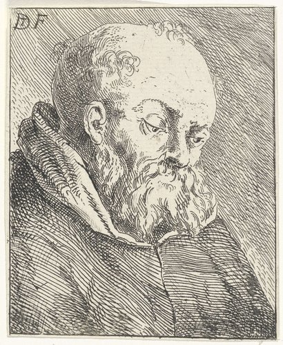 Oude man met baard