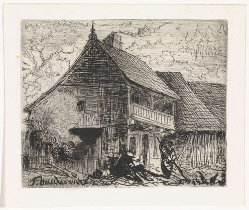 Huisje te Auschowitz in Bohemen