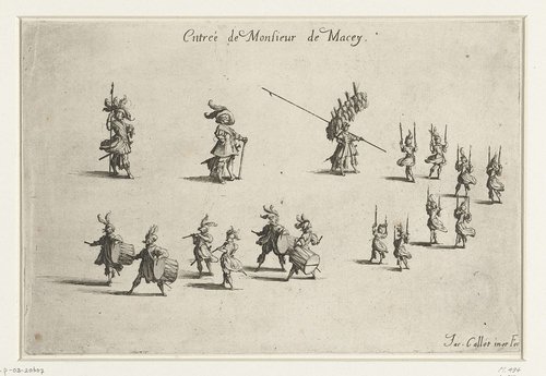 Entree van de heer van Macey by Jacques Callot