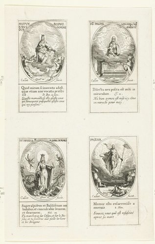 Alle heiligen en de Christelijke feestdagen van het jaar by Jacques Callot