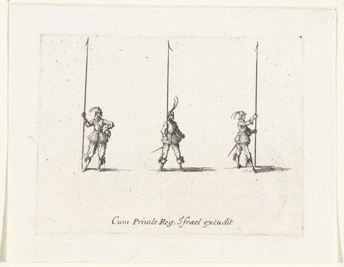Militaire exercities by Jacques Callot