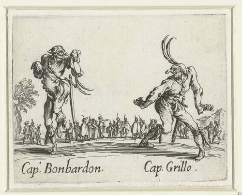 Dansen van Sfessania by Jacques Callot
