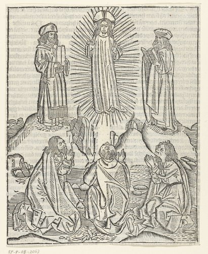 De transfiguratie van Christus by Master of Delft