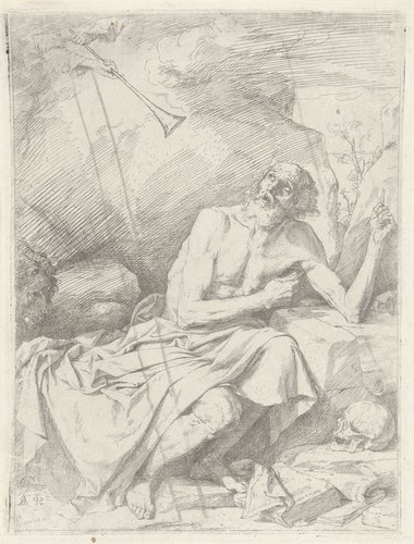 Heilige Hieronymus en de trompet