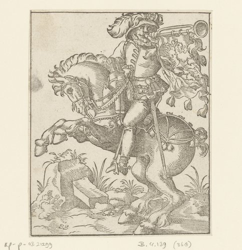 Hoornblazende ruiter
