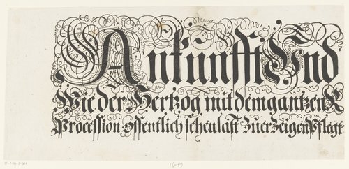 Titel van de Festa della Sensa (eerste gedeelte)