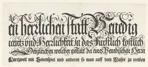 Titel van de Festa della Sensa (derde gedeelte)