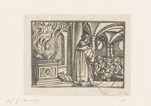Kopieën naar Holbein's bijbelillustraties voor de Biblia Utriusque Testamenti by anonymous; Hans Holbein (II)
