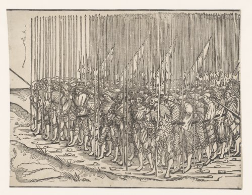 Panorama van het beleg van Münster