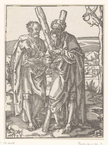 Apostelen Petrus en Andreas