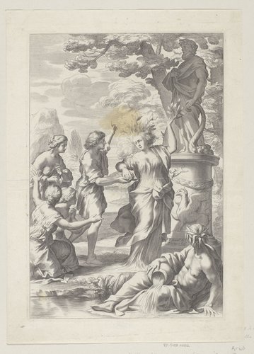 Tirsenia, veranderd in een citroenboom