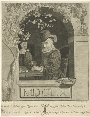 De oude violist