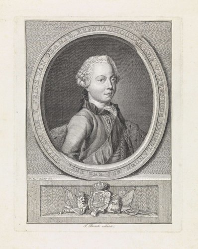 Portret van prins Willem V van Oranje-Nassau