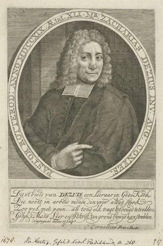 Portret van Zacharias Dezius