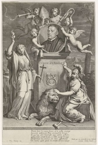 Portret van Guillaume Natalis by Michel Natalis