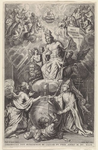 Titelpagina voor: Jacobus à Castro, Regnum Christi, dat is Het ryck Christi (...), 1649