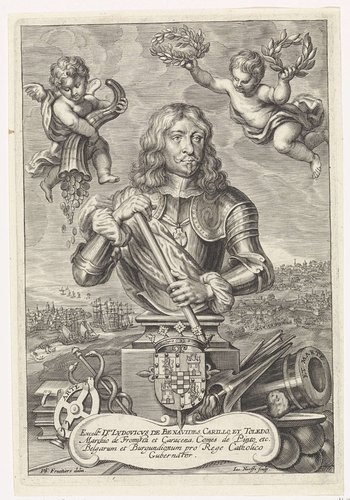 Portret van Luis de Benavides Carillo