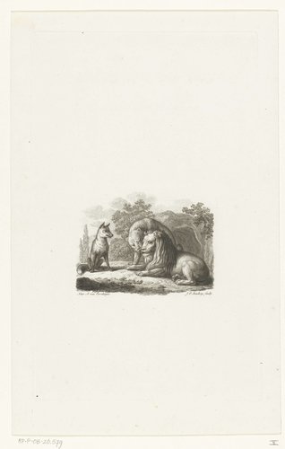Reinaert de vos belooft de leeuw geschenken
