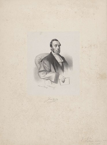Portret van predikant Jan van Gilse
