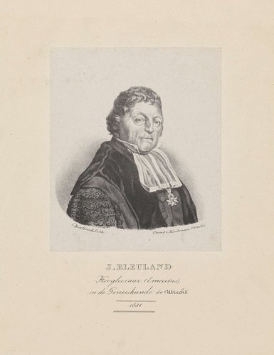 Portret van hoogleraar Jan Bleuland