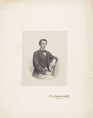 Portret van P. van der Velden