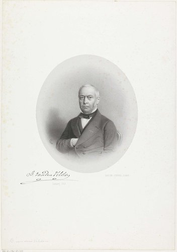 Portret van B. van den Velden
