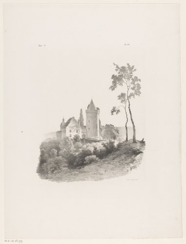 Kasteel in een landschap