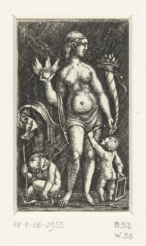 Venus met twee putti by Albrecht Altdorfer